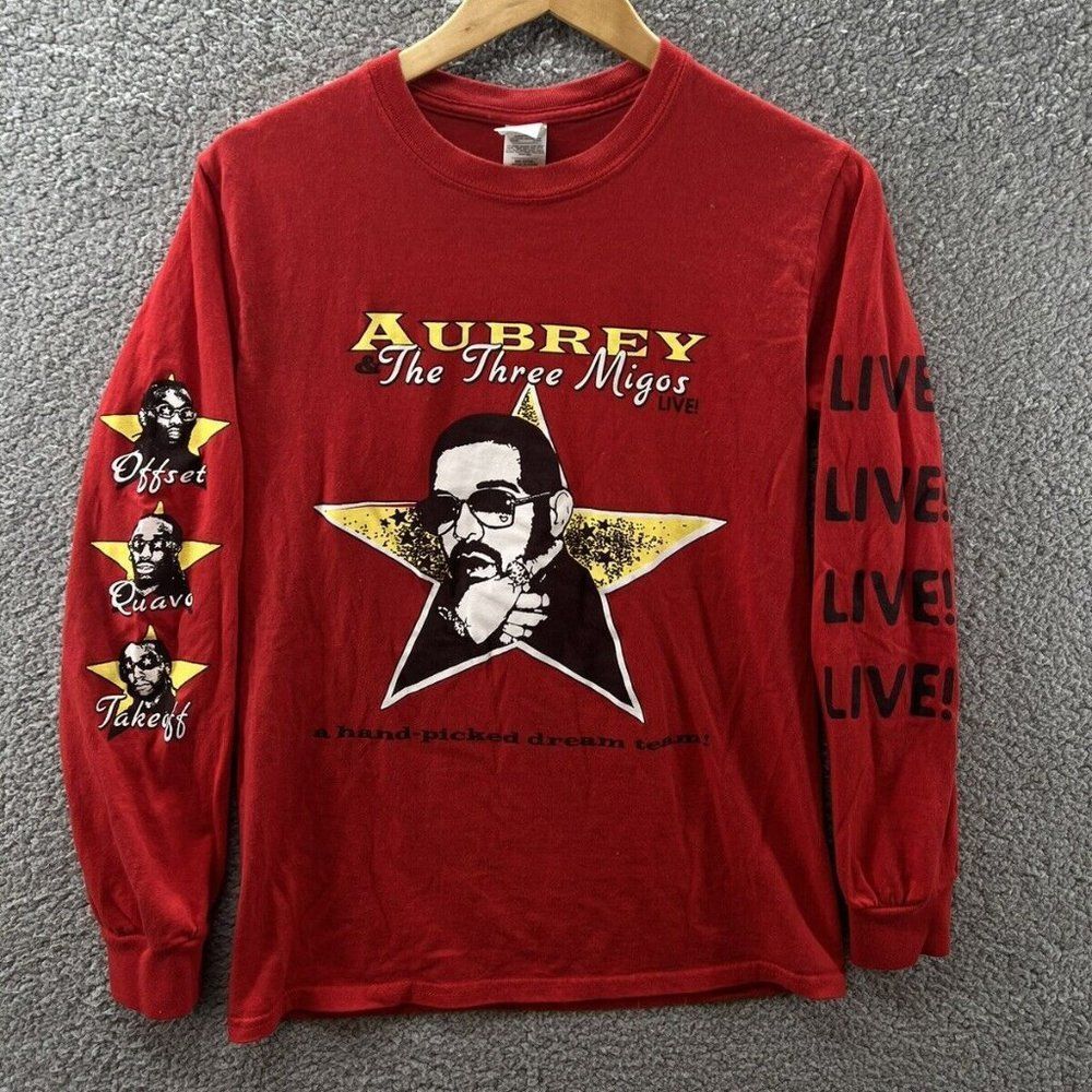 Scorpion Drake Aubrey & The Three Amigos Shirt Mens Small Long Sleeve T-shirt